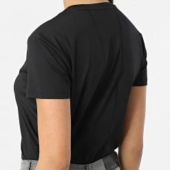 Budget 💯 Tee 👚 Shirt Femme Crop 2K140 Noir de Calvin Klein 🛒 -Calvin Klein Soldes Magasin calvin klein 315895 GWS2K140 BAE 20220429T163227 04