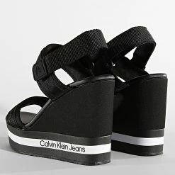 Offres 🎉 Sandales Femme Wedge 0572 Black de Calvin Klein 💯 -Calvin Klein Soldes Magasin calvin klein 315967 YW0YW00572 BDS 20220805T112528 04
