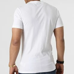 Meilleure vente 😀 Tee 👕 Shirt Mono Logo 0855 Blanc de Calvin Klein ✨ -Calvin Klein Soldes Magasin calvin klein 316890 j30j320855 YAF 20220503T154304 04