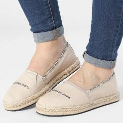 Acheter 🛒 Espadrilles Femme Monogram 0660 Tuscan Beige de Calvin Klein ✨