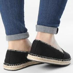 Nouveau 🎉 Espadrilles Femme Monogram 0660 Black de Calvin Klein 😀 -Calvin Klein Soldes Magasin calvin klein 317979 YW0YW00660 BDS 20220510T154843 04