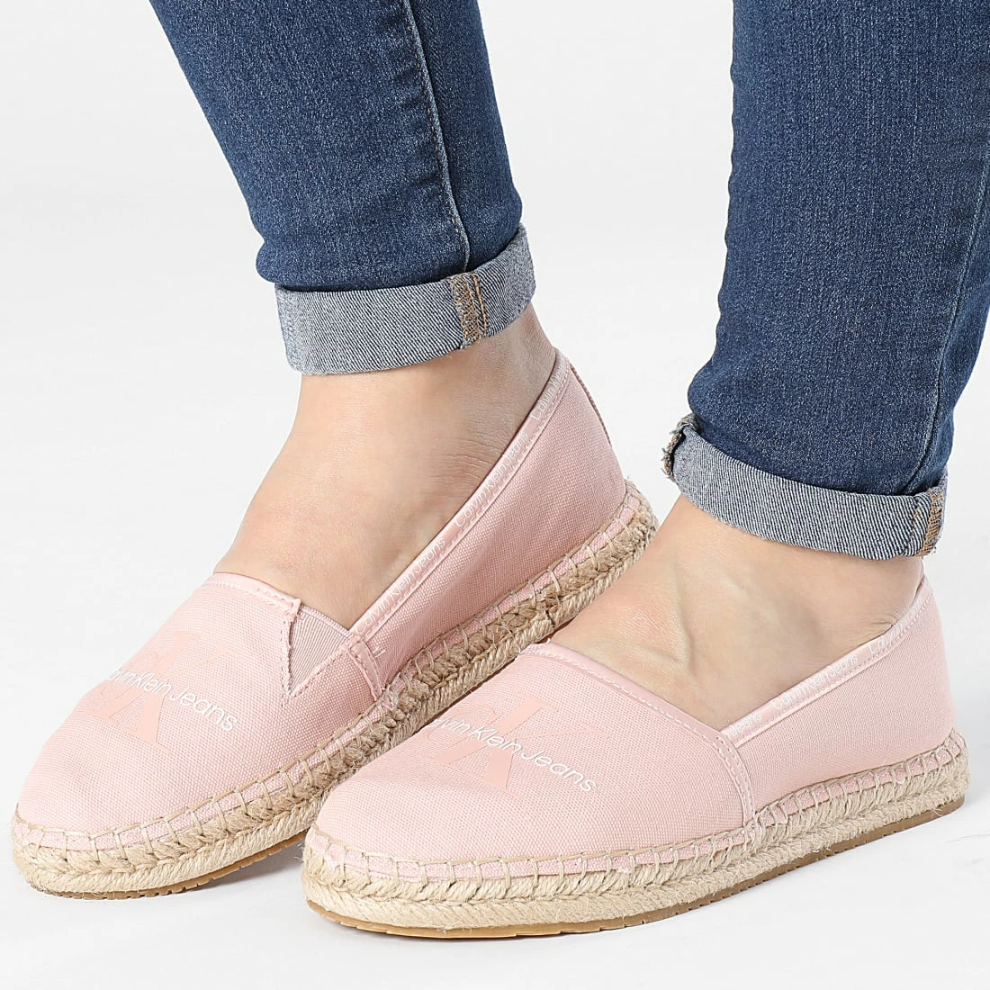 Budget 🔥 Espadrilles Femme Monogram 0660 Pink blush de Calvin Klein 💯 1 Budget 🔥 Espadrilles Femme Monogram 0660 Pink blush de Calvin Klein 💯