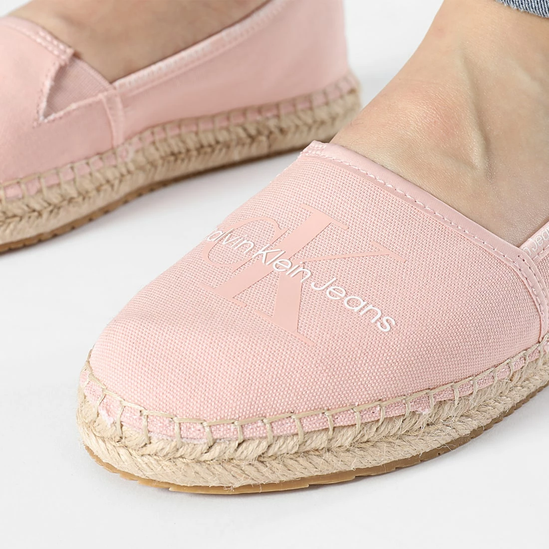 Budget 🔥 Espadrilles Femme Monogram 0660 Pink blush de Calvin Klein 💯 2 Budget 🔥 Espadrilles Femme Monogram 0660 Pink blush de Calvin Klein 💯 – Image 2