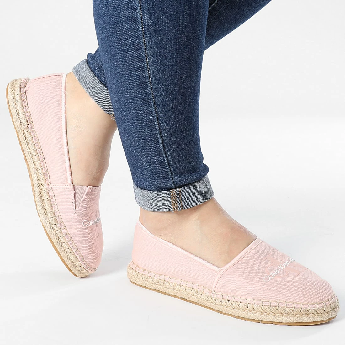 Budget 🔥 Espadrilles Femme Monogram 0660 Pink blush de Calvin Klein 💯 3 Budget 🔥 Espadrilles Femme Monogram 0660 Pink blush de Calvin Klein 💯 – Image 3