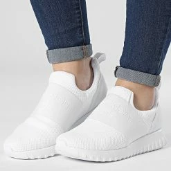 Grosses soldes 😉 Baskets Femme Sporty Runner 0519 Bright White de Calvin Klein 😍