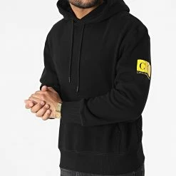 Top 10 😀 Sweat Capuche Two Tone Monogram 0608 Noir de Calvin Klein 🎁 -Calvin Klein Soldes Magasin calvin klein 318550 J30J320608 BEH 20220512T093256 03