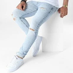 Meilleure affaire 🔥 Jean Skinny 1120 Bleu Denim de Calvin Klein 🥰 -Calvin Klein Soldes Magasin calvin klein 319303 J30J321120 1AA 20220516T161953 03