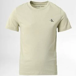 Acheter 🥰 Lot De 2 Tee 👚 Shirts Enfant 1093 Vert Kaki de Calvin Klein 🎉 -Calvin Klein Soldes Magasin calvin klein 319342 IB0IB01093 0H7 20220519T155032 04