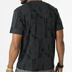 Grosses soldes ✔️ Tee 👕 Shirt Logo All Over Print 0877 Gris Anthracite de Calvin Klein 💯 -Calvin Klein Soldes Magasin calvin klein 319369 J30J320877 0GJ 20220518T145526 04