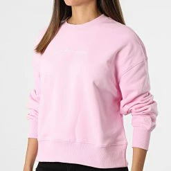 Bon marché 🛒 Sweat Crewneck Femme 8985 Rose de Calvin Klein 💯 -Calvin Klein Soldes Magasin calvin klein 319390 J20J218985 TOE 20220518T152522 03