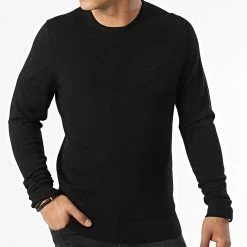 Sortie 🤩 Sweat Crewneck Superior Wool 9474 Noir de Calvin Klein 👏 -Calvin Klein Soldes Magasin calvin klein 320112 K10K109474 BEH 20220524T141006 03