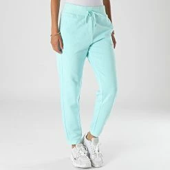 Budget 👏 Pantalon Jogging Femme GWS2P608 Bleu Clair de Calvin Klein 😍 -Calvin Klein Soldes Magasin calvin klein 320166 GWS2P608 CCP 20220601T160914 03