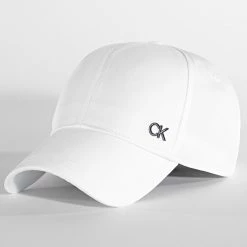 Budget 😀 Casquette Cut Out BB Cap 9211 Blanc de Calvin Klein 🧨