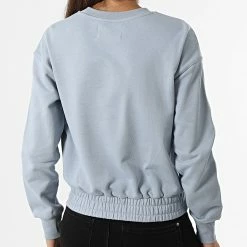 Grosses soldes 🧨 Sweat Crewneck Femme Logo Tape 8980 Bleu Ciel de Calvin Klein 🧨 -Calvin Klein Soldes Magasin calvin klein 321154 J20J218980 DBT 20220601T161534 04