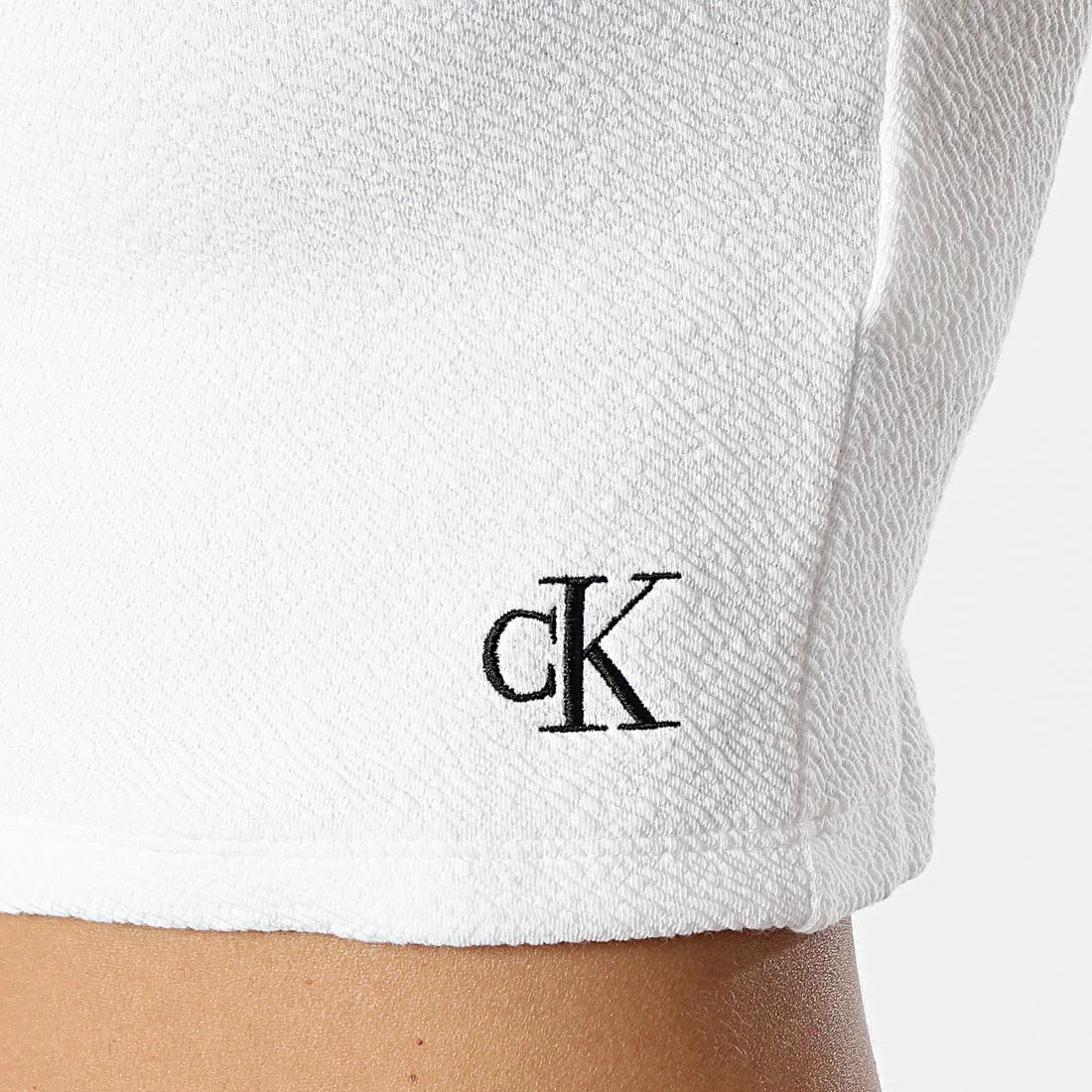 Le moins cher ⭐ Débardeur Femme Crop 9659 Blanc de Calvin Klein 😍 2 Le moins cher ⭐ Débardeur Femme Crop 9659 Blanc de Calvin Klein 😍 – Image 2