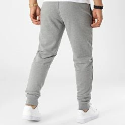 Offres 🔔 Pantalon Jogging Small Logo 7954 Gris Chiné de Calvin Klein 💯 -Calvin Klein Soldes Magasin calvin klein 322208 K10K107954 BEH 20220610T160831 04