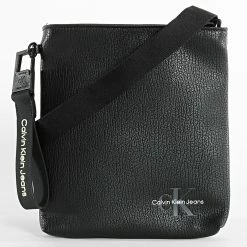 Sortie 🎉 Sacoche Tagged Flatpack 9287 Noir de Calvin Klein 👏