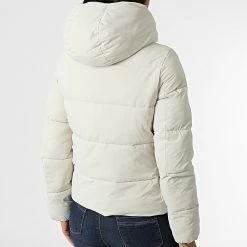 Grosses soldes 🥰 Doudoune Capuche Femme 9007 Beige de Calvin Klein 🧨 -Calvin Klein Soldes Magasin calvin klein 322980 J20J219007 ACF 20220719T143516 04