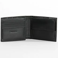 Budget 🔥 Portefeuille Smooth Plaque 4303 Noir de Calvin Klein 🔔 -Calvin Klein Soldes Magasin calvin klein 323525 K50K504303 001 20220620T120606 03