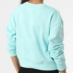 Nouveau 🌟 Sweat Crewneck Femme W312 Bleu de Calvin Klein 🛒 -Calvin Klein Soldes Magasin calvin klein 323934 00GWS2W312 CCP 20220808T161512 04