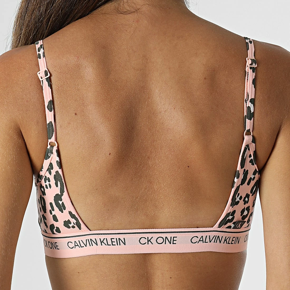 Nouveau 👍 Brassière Femme Floral QF5727E Rose Leopard de Calvin Klein 🔔 2 Nouveau 👍 Brassière Femme Floral QF5727E Rose Leopard de Calvin Klein 🔔 – Image 2