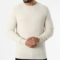 Meilleure vente 👏 Sweat Crewneck Modern Modal 0477 Beige de Calvin Klein 😉 -Calvin Klein Soldes Magasin calvin klein 324932 K10K110477 ACE 20220630T151124 03