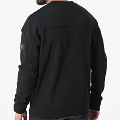 Top 10 😍 Sweat Crewneck Pique Interlock Comfort 9708 Noir de Calvin Klein 🧨 -Calvin Klein Soldes Magasin calvin klein 324998 K10K109708 BEH 20220624T145705 04