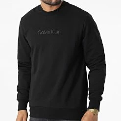 Promo 😉 Sweat Crewneck Modern Front Logo 9692 Noir de Calvin Klein ✨ 6 Promo 😉 Sweat Crewneck Modern Front Logo 9692 Noir de Calvin Klein ✨ -Calvin Klein Soldes Magasin calvin klein 325012 K10K109692 BEH 20220630T144000 03