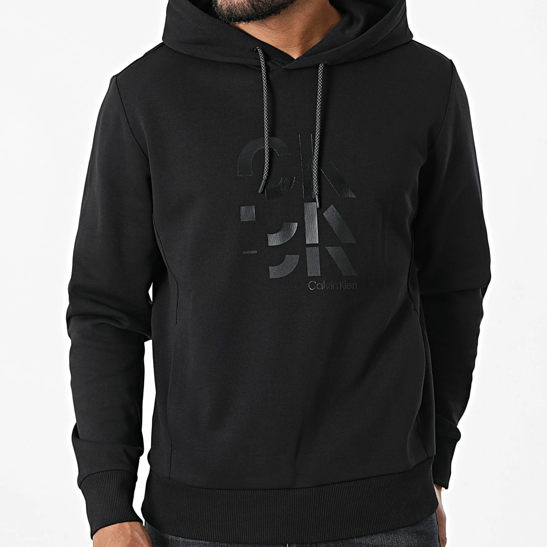 Remise 🔔 Sweat Capuche Graphic Triple Logo 9713 Noir de Calvin Klein 🥰 3 Remise 🔔 Sweat Capuche Graphic Triple Logo 9713 Noir de Calvin Klein 🥰 – Image 3