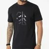 Promo 🔔 Tee 👚 Shirt Graphic Triple Logo 9800 Noir de Calvin Klein 👍