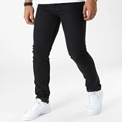 Meilleur prix 😀 Jean Slim 9921 Noir de Calvin Klein 🛒