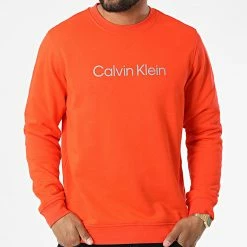 Grosses soldes 🎉 Sweat Crewneck GMS2W305 Orange Réfléchissant de Calvin Klein 😍 -Calvin Klein Soldes Magasin calvin klein 325315 GMS2W305 XAQ 20220630T151652 03