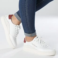 Top 10 🔔 Baskets Femme Classic Cupsole 0699 Bright White Terracotta de Calvin Klein 🛒 -Calvin Klein Soldes Magasin calvin klein 325830 YW0YW00699 0LG 20220727T155451 03