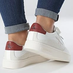 Top 10 🔔 Baskets Femme Classic Cupsole 0699 Bright White Terracotta de Calvin Klein 🛒 -Calvin Klein Soldes Magasin calvin klein 325830 YW0YW00699 0LG 20220727T155452 04