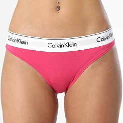Remise 😍 Culotte Femme F3787E Rose de Calvin Klein 😀