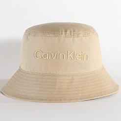 Promo 🧨 Bob Technical Logo 9207 Beige de Calvin Klein 😀 -Calvin Klein Soldes Magasin calvin klein 326885 K50K509207 ACE 20220712T153159 03