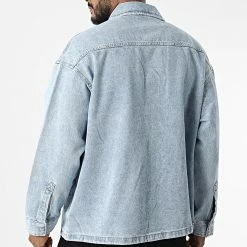 De gros 🎉 Veste Jean Oversize Large Utility 0999 Bleu Denim de Calvin Klein ✔️ -Calvin Klein Soldes Magasin calvin klein 326901 J30J320999 1AA 20220708T113833 04