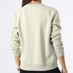 Meilleure vente 🥰 Sweat Crewneck Monogram Logo 8982 Vert Clair de Calvin Klein 🎁 -Calvin Klein Soldes Magasin calvin klein 327384 J20J218982 RB8 20220720T152452 04