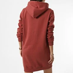 Budget 🔥 Robe Sweat Capuche Femme Monogram 9930 Brique de Calvin Klein 😀 -Calvin Klein Soldes Magasin calvin klein 327385 J20J219930 XLN 20220719T142637 04