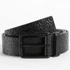 Meilleur prix 🔥 Ceinture Warmth Embossed 9653 Noir de Calvin Klein ⌛