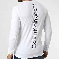 Bon marché 💯 Tee 👚 Shirt Manches Longues 2345 Blanc de Calvin Klein ⭐ 7 Bon marché 💯 Tee 👚 Shirt Manches Longues 2345 Blanc de Calvin Klein ⭐ -Calvin Klein Soldes Magasin calvin klein 328289 J30J322345 0K4 20220719T140557 04