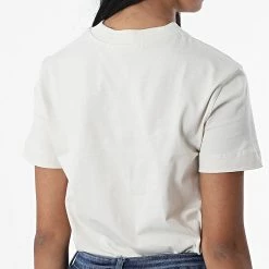 Le moins cher ⌛ Tee 👚 Shirt Femme 9918 Beige de Calvin Klein 🎁 -Calvin Klein Soldes Magasin calvin klein 328309 J20J219918 ACF 20220802T161217 04