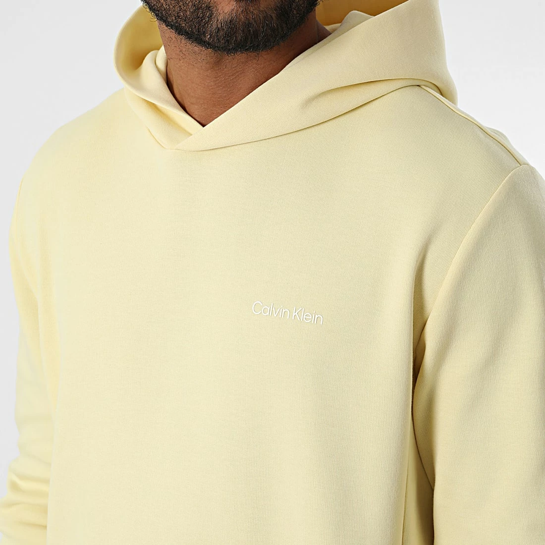 Sortie ⭐ Sweat Capuche Micro Logo 9927 Jaune de Calvin Klein ⌛ 2 Sortie ⭐ Sweat Capuche Micro Logo 9927 Jaune de Calvin Klein ⌛ – Image 2