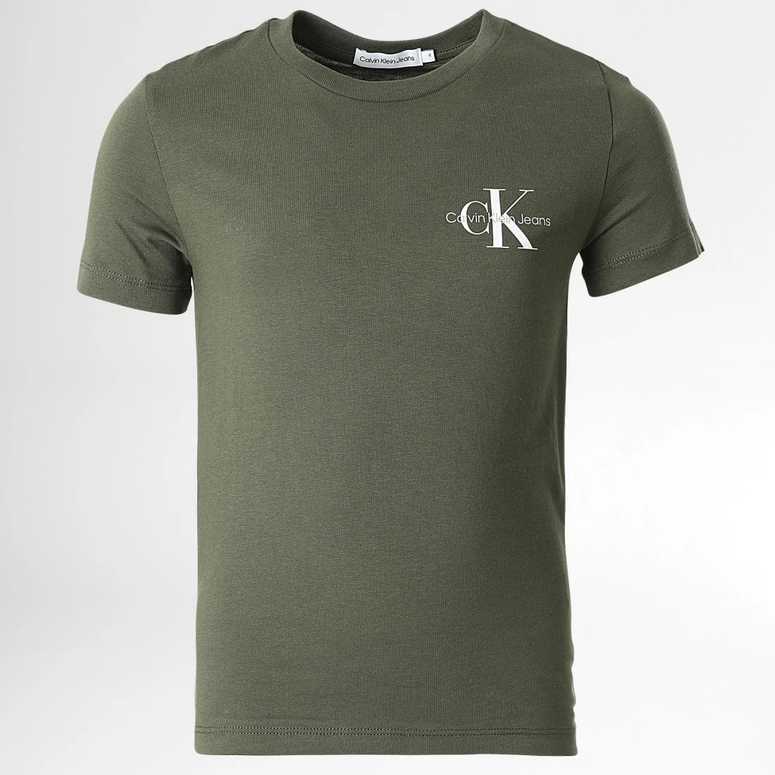 Budget 🥰 Tee 👚 Shirt Enfant Chest Monogram 1231 Vert Kaki de Calvin Klein ⌛ 1 Budget 🥰 Tee 👚 Shirt Enfant Chest Monogram 1231 Vert Kaki de Calvin Klein ⌛