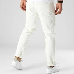 Promo 🔔 Jean Regular Dad 1433 Blanc de Calvin Klein ❤️ -Calvin Klein Soldes Magasin calvin klein 329445 J30J321433 1AA 20220802T160106 04
