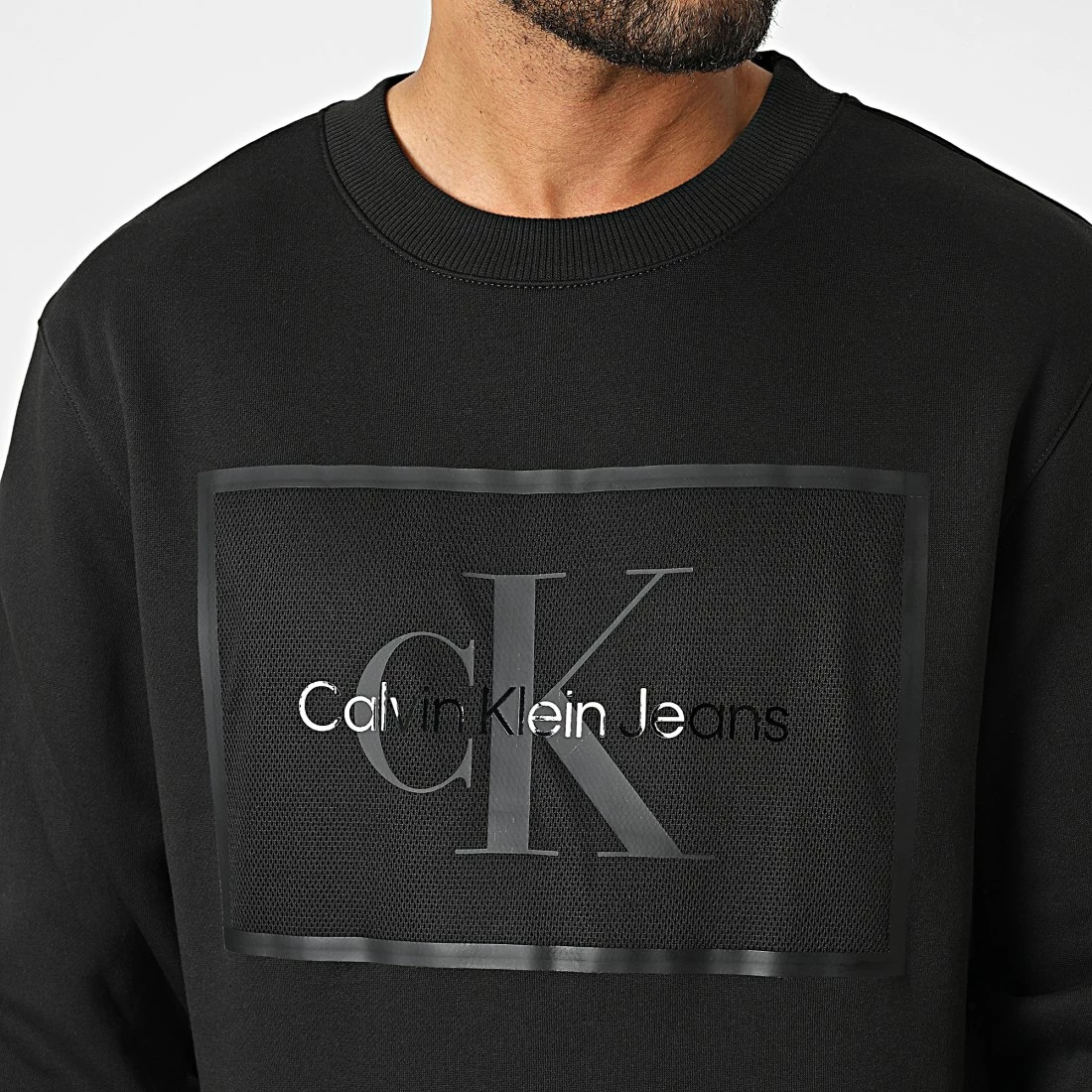 Le moins cher ✨ Sweat Crewneck 1880 Noir de Calvin Klein ⌛ 2 Le moins cher ✨ Sweat Crewneck 1880 Noir de Calvin Klein ⌛ – Image 2