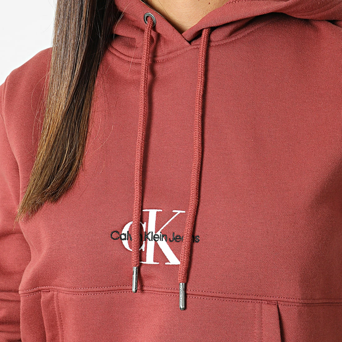 Top 10 ⌛ Sweat Capuche Femme Monologo 8983 Rouge Brique de Calvin Klein 🤩 2 Top 10 ⌛ Sweat Capuche Femme Monologo 8983 Rouge Brique de Calvin Klein 🤩 – Image 2