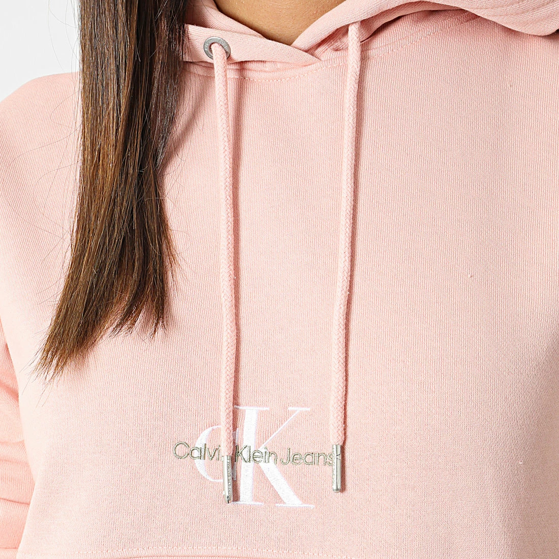 Offres 🔔 Sweat Capuche Femme Monologo 8983 Rose de Calvin Klein 💯 2 Offres 🔔 Sweat Capuche Femme Monologo 8983 Rose de Calvin Klein 💯 – Image 2