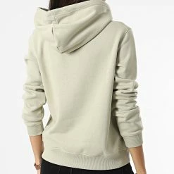 Sortie 😀 Sweat Capuche Femme Monologo 8983 Vert Kaki Clair de Calvin Klein ❤️ -Calvin Klein Soldes Magasin calvin klein 329771 J20J218983 RB8 20220808T161426 04