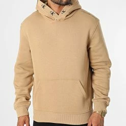 Meilleur prix 😀 Sweat Capuche 1883 Camel de Calvin Klein 😀